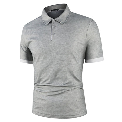 VALORIA | Men’s modern contrast polo shirt 