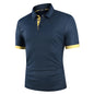 VALORIA | Men’s modern contrast polo shirt casual 