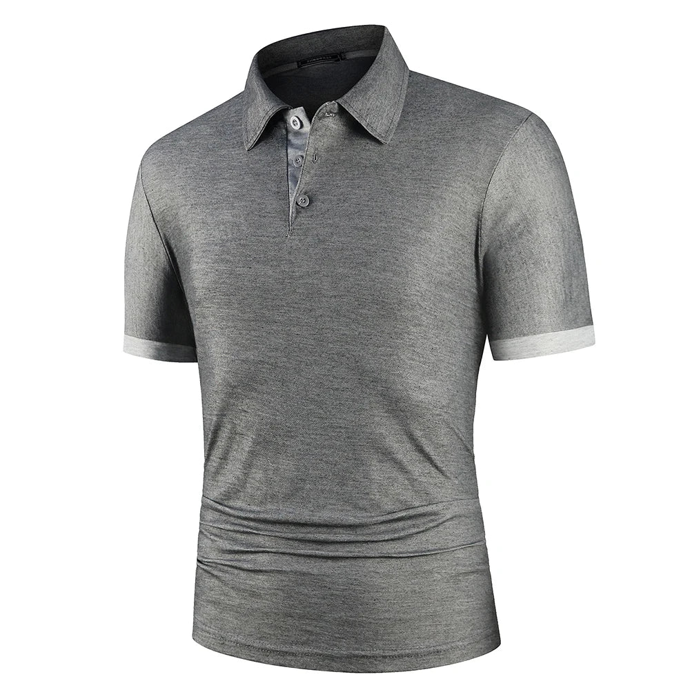 VALORIA | Men’s modern contrast polo shirt casual wardrobe essential
