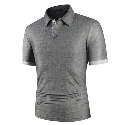 VALORIA | Men’s modern contrast polo shirt casual wardrobe essential