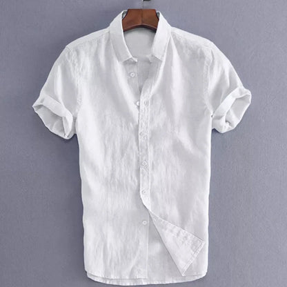 VALORIA_Men_s_modern_lapel_button_shirt_wardrobe