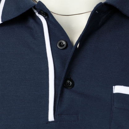 VALORIA | Men’s modern lapel pocket t-shirt t casual style