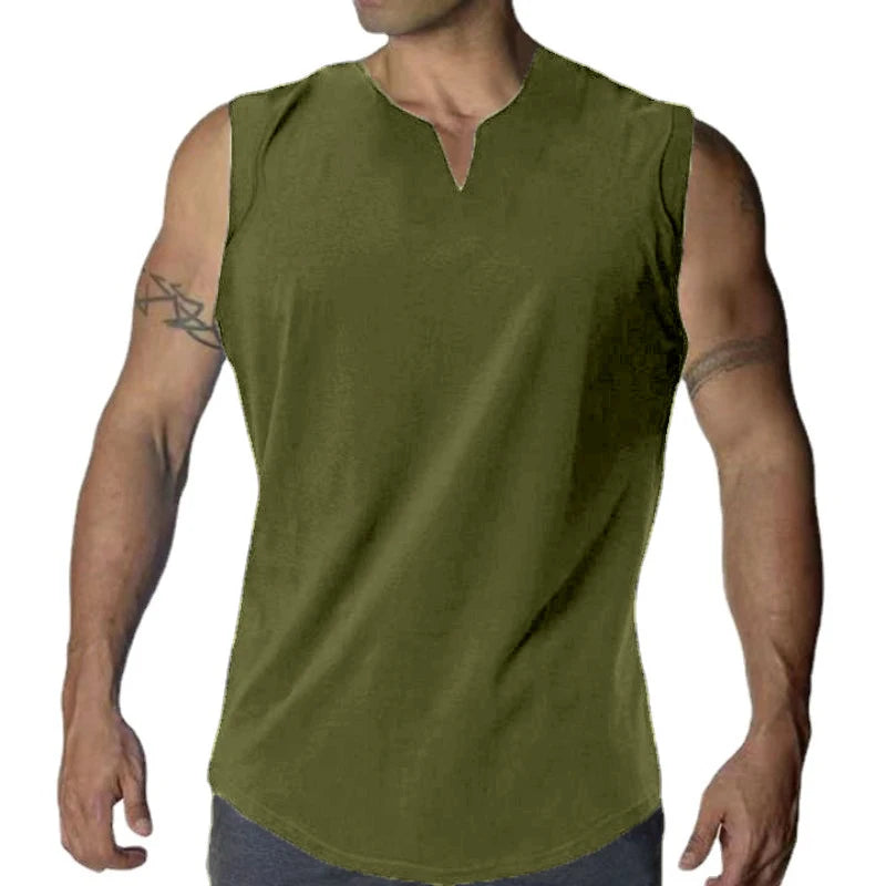 VALORIA | Men’s modern oversized gym sleeveless tank top training wear style