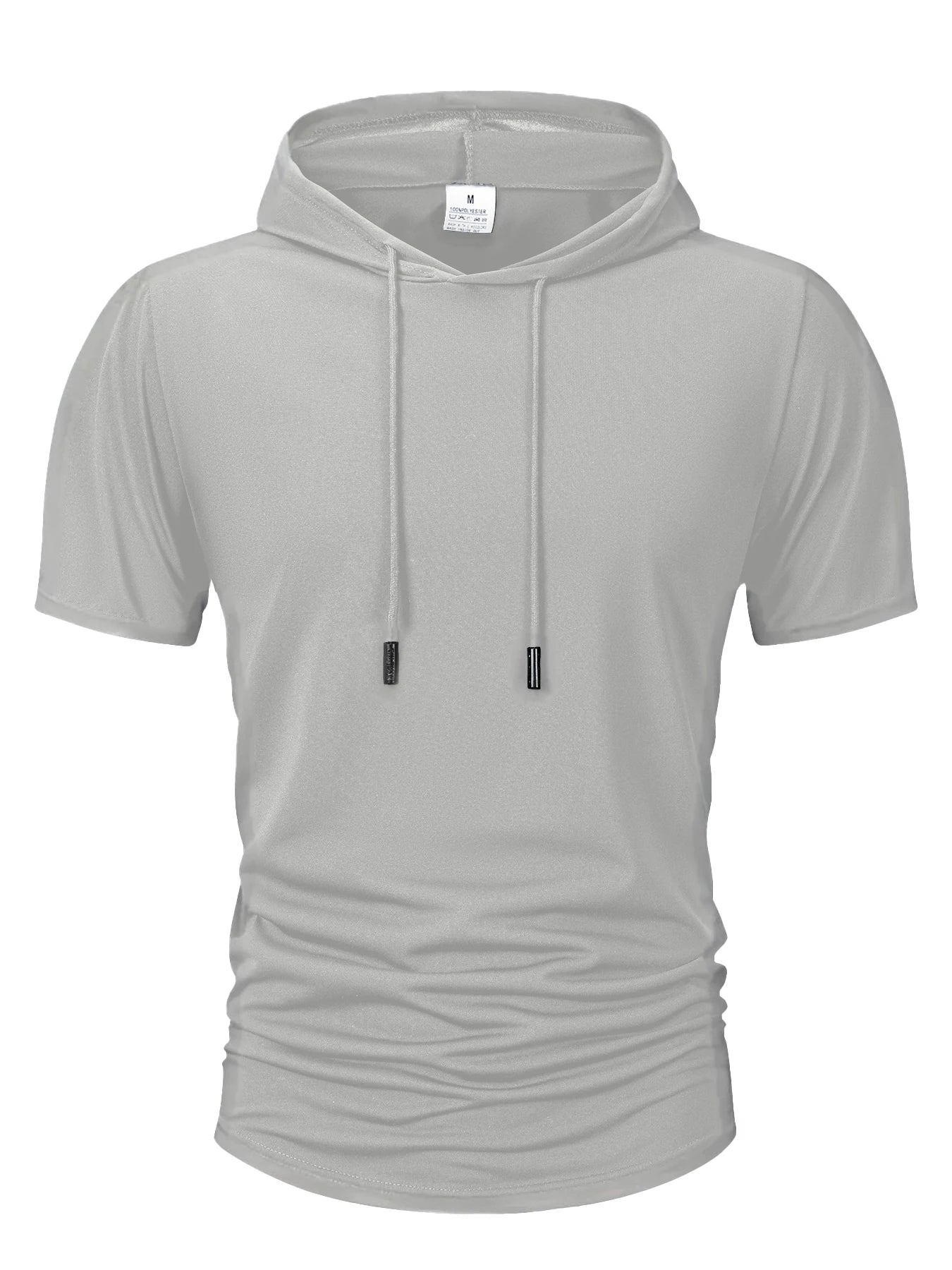 VALORIA | Men’s modern short sleeve hoodie offering relaxed comfort and streetwear style