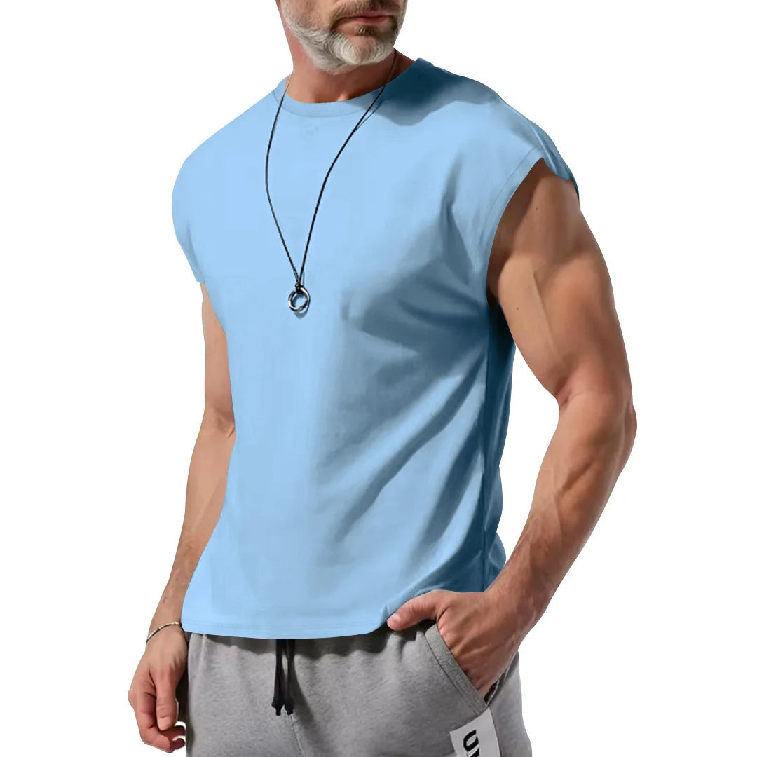 VALORIA | Men’s modern sleeveless loose fit summer tank top casual streetwear style