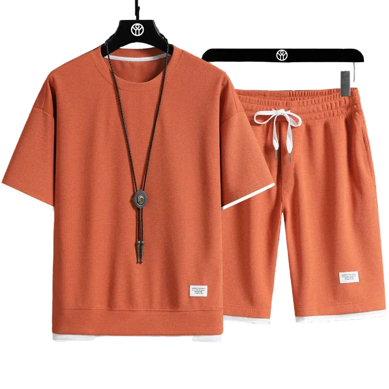VALORIA | Men’s moisture-wicking activewear set breathable performance design