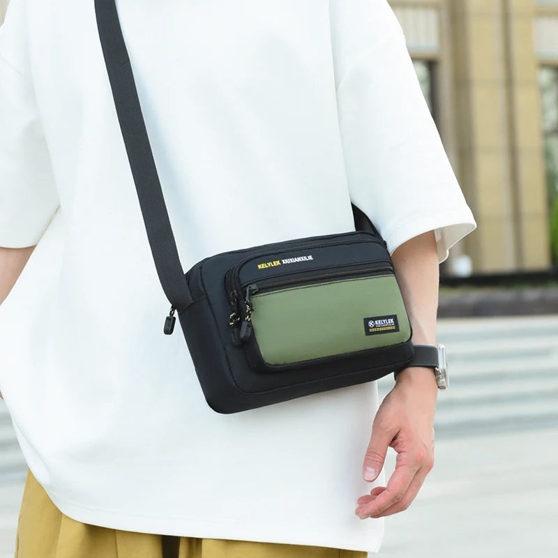 VALORIA | Men’s multi-layer crossbody bag multiple compartments design