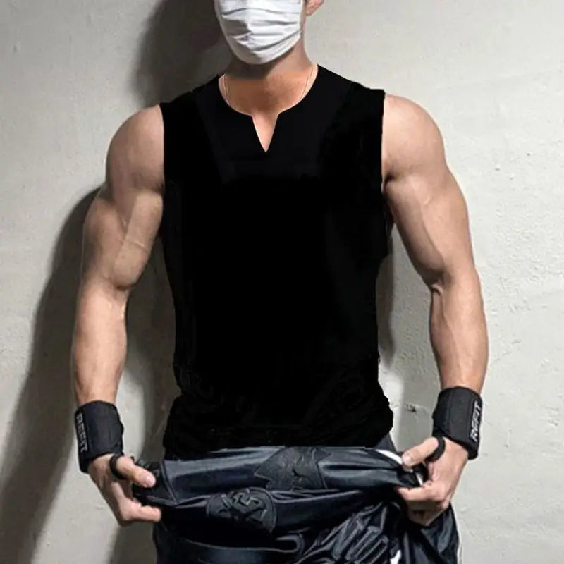 VALORIA | Men’s oversized gym sleeveless tank top