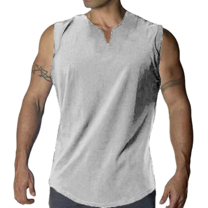 VALORIA | Men’s oversized gym sleeveless tank top breathable workout design
