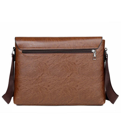 VALORIA | Men’s premium PU leather business shoulder bag elegant style