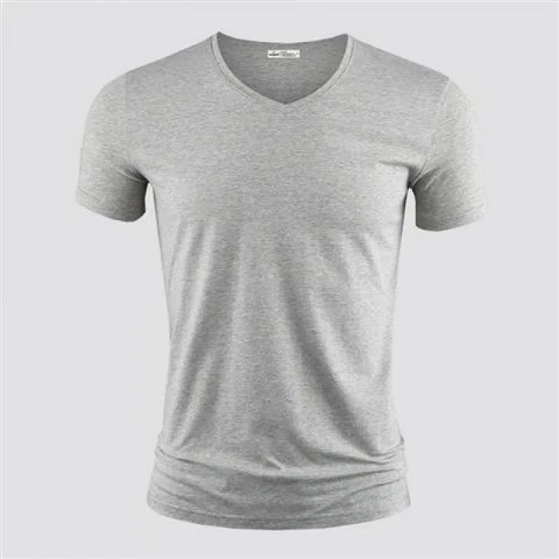 VALORIA | Men’s premium V-neck summer tee minimalist fashion design
