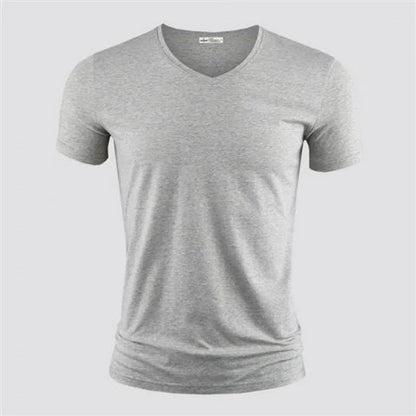 VALORIA | Men’s premium V-neck summer tee minimalist fashion design