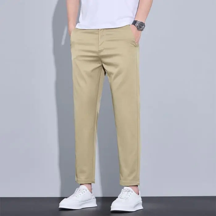 VALORIA | Men’s premium ankle-length pants with comfortable straight-leg fit
