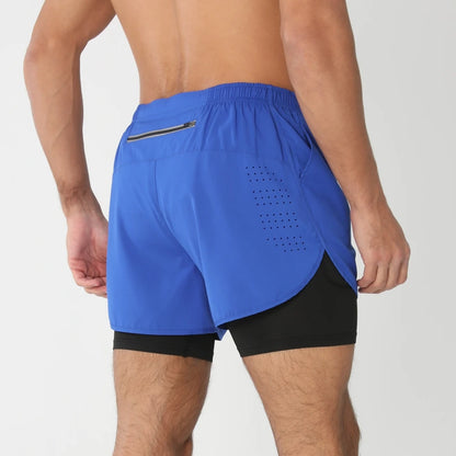 VALORIA | Men’s premium athletic 2-in-1 shorts with moisture-wicking performance fabric