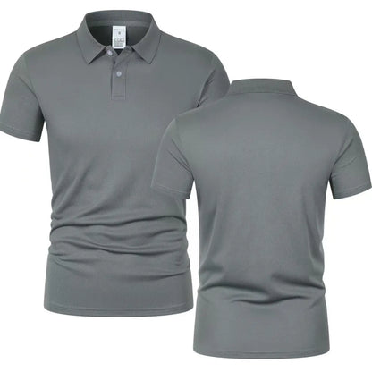 VALORIA | Men’s premium button polo shirt classic collar style