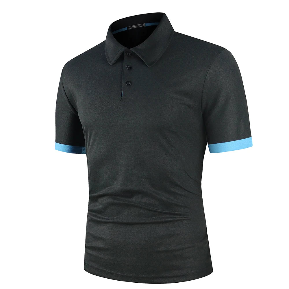 VALORIA | Men’s premium contrast polo shirt sporty fashion style