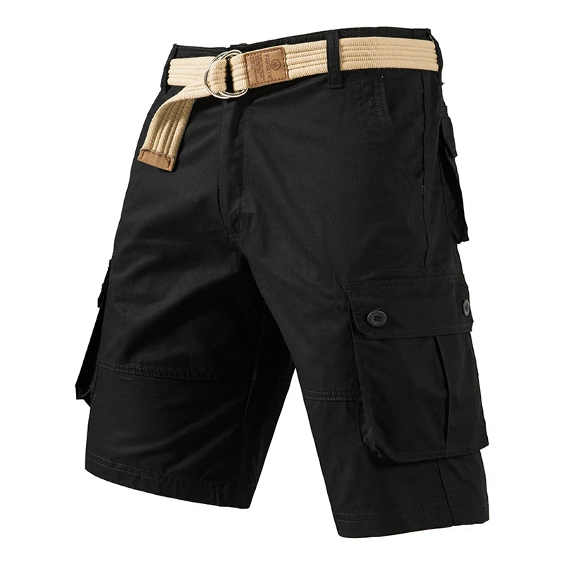 VALORIA | Men’s premium cotton cargo Bermuda shorts durable construction