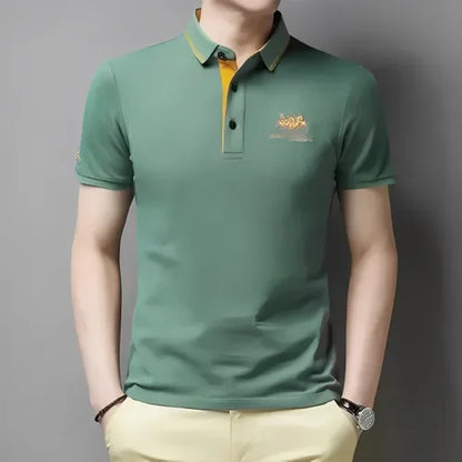 VALORIA | Men’s premium embroidered polo shirt smart casual style