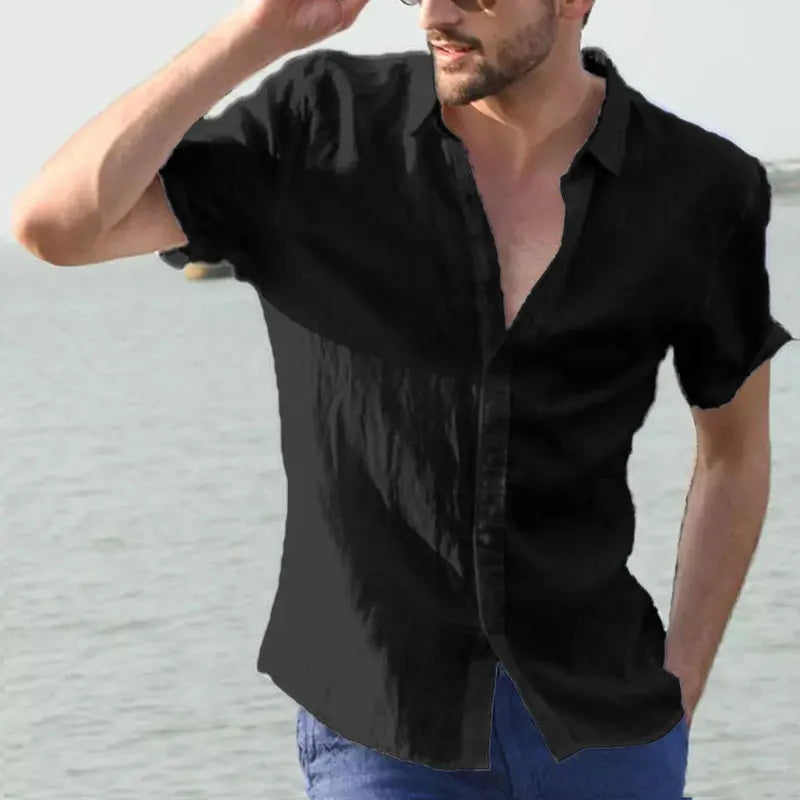 VALORIA | Men’s premium lapel button shirt elegant style