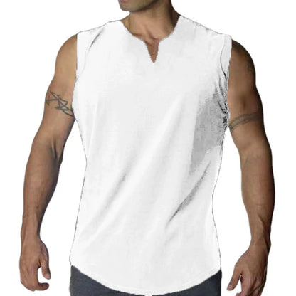 VALORIA | Men’s premium oversized gym sleeveless tank top sweat-wicking material
