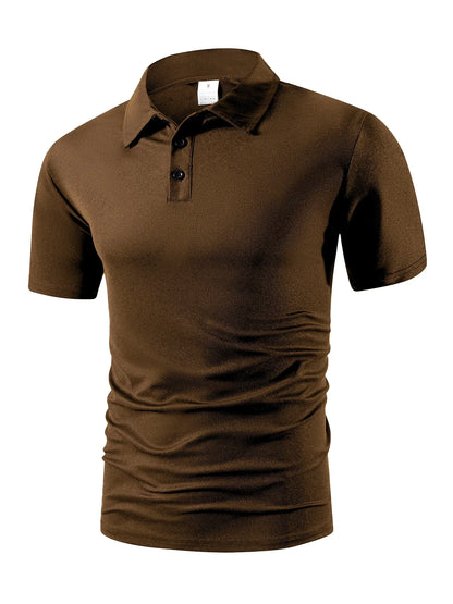 VALORIA | Men’s premium short sleeve polo with soft moisture-wicking fabric