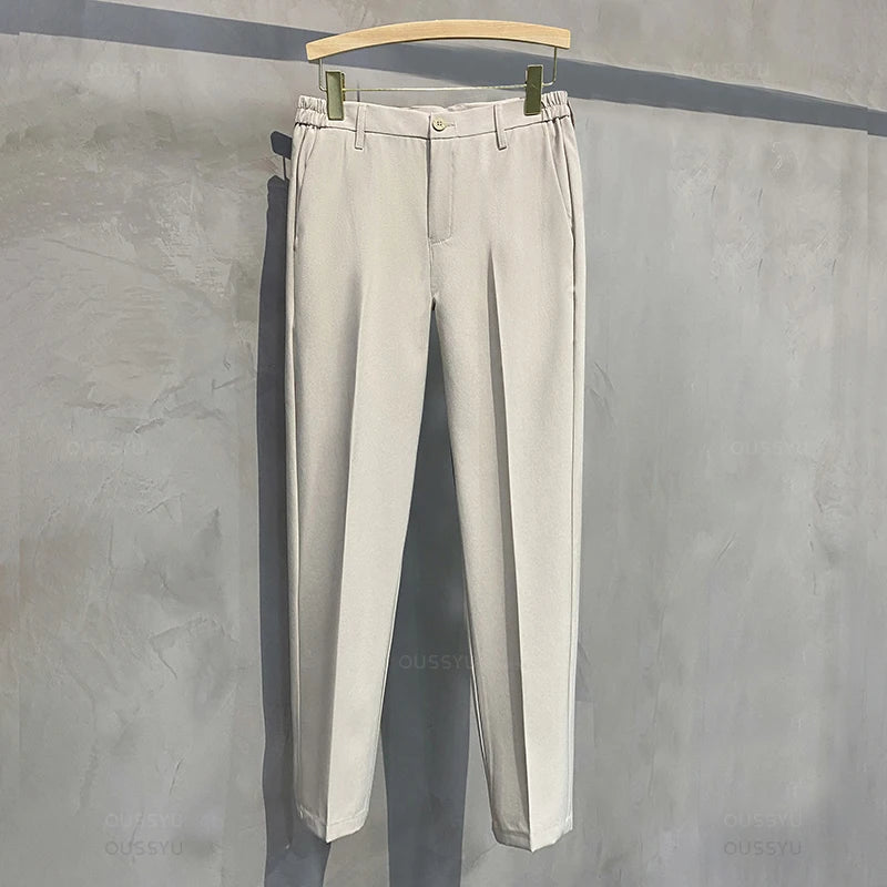 VALORIA | Men’s premium slim-fit business casual trousers for professional outfits