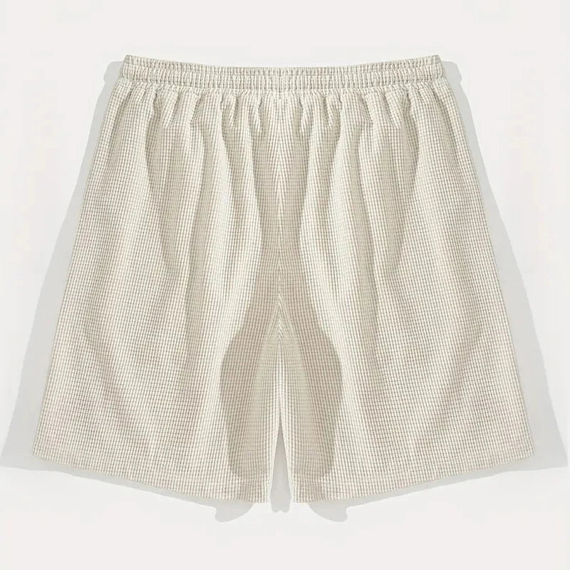 VALORIA | Men’s premium textured casual shorts versatile summer wear
