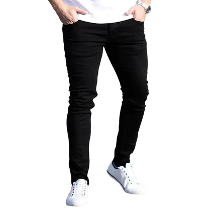VALORIA | Men’s premium vintage wash slim-fit denim jeans with modern fit