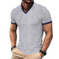 VALORIA | Men’s printed V-neck shirt stylish casual design