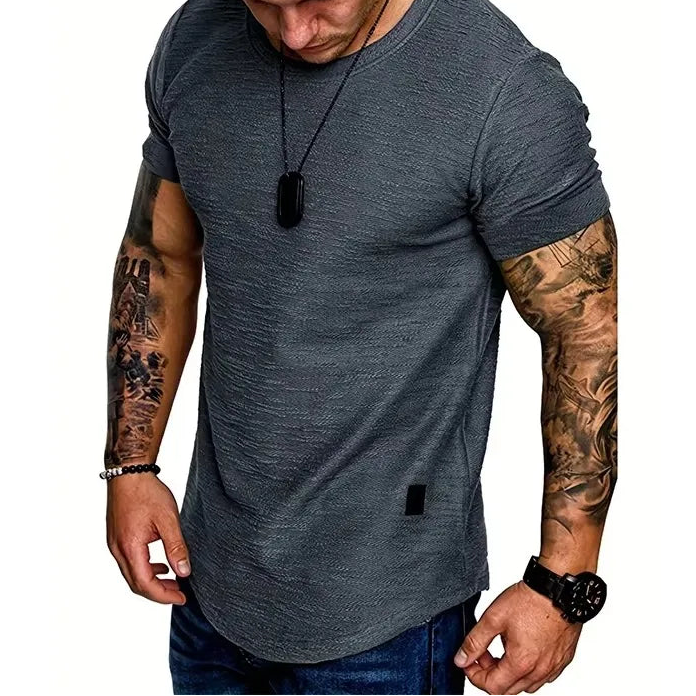 VALORIA | Men’s quick-dry crew neck training shirt engineered for comfort 