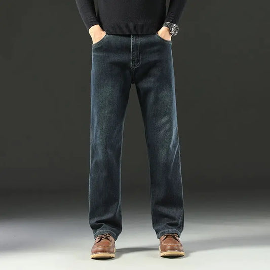 VALORIA | Men’s relaxed fit wide-leg denim jeans with vintage-inspired style