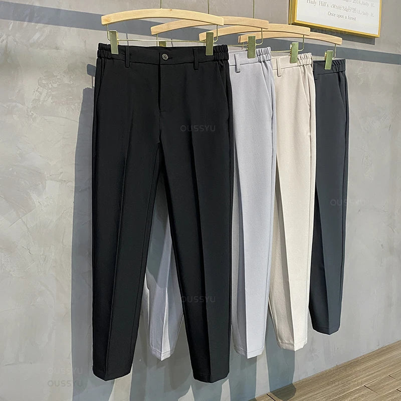 VALORIA | Men’s slim-fit business casual trousers