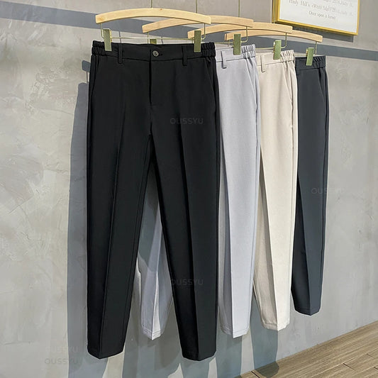 VALORIA | Men’s slim-fit business casual trousers