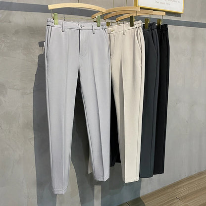 VALORIA | Men’s slim-fit business casual trousers with tailored modern fit