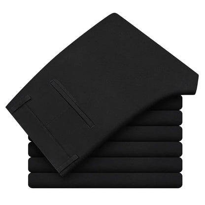 VALORIA | Men’s slim straight cotton trousers perfect for work, travel and casual occasions