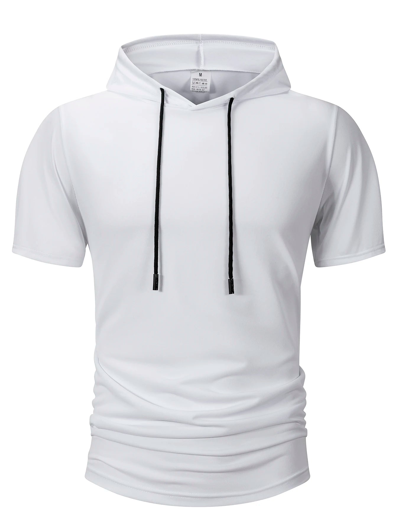 VALORIA | Men’s soft hooded crew tee combining breathable performance with contemporary fashion