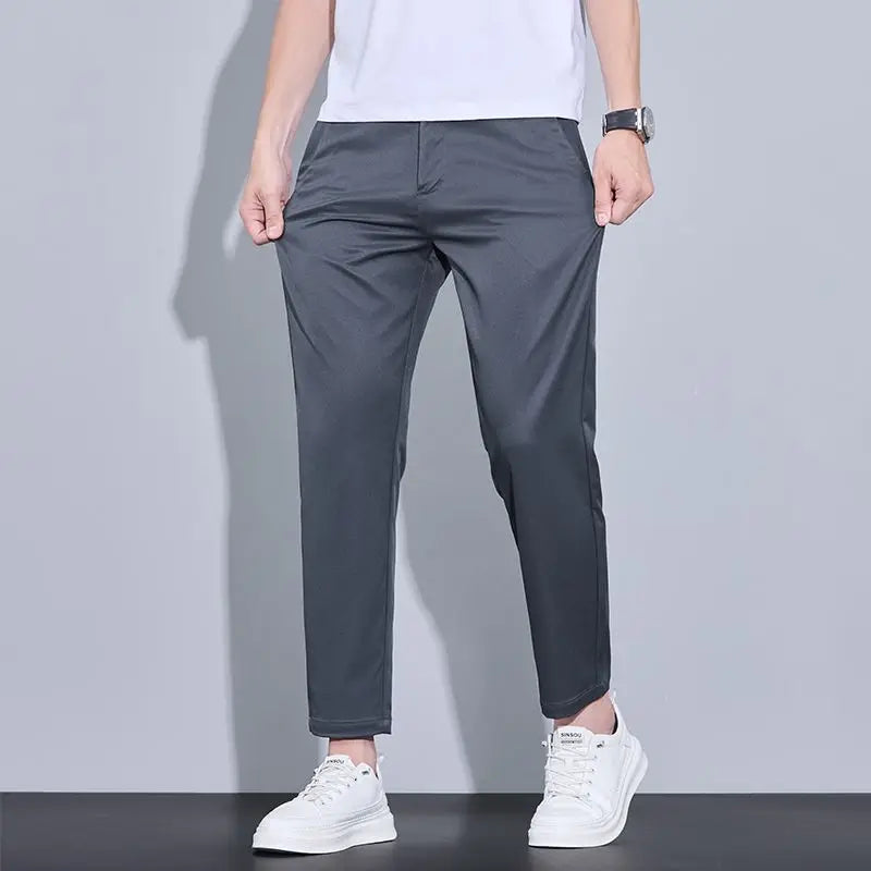 VALORIA | Men’s straight-fit ankle-length pants