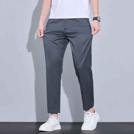 VALORIA | Men’s straight-fit ankle-length pants