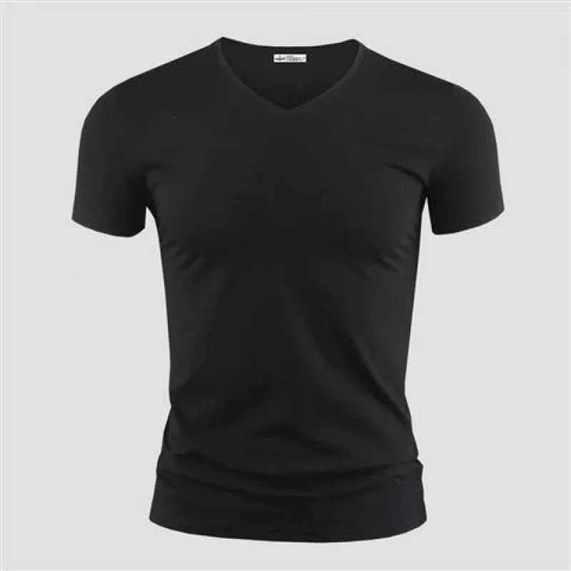 VALORIA | Men’s stylish V-neck summer tee casual everyday look