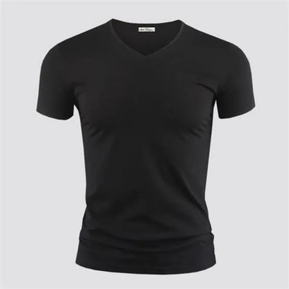 VALORIA | Men’s stylish V-neck summer tee casual everyday look
