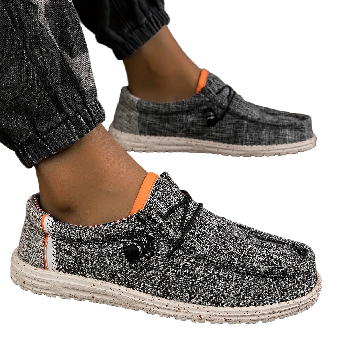VALORIA | Men’s stylish breathable canvas loafers everyday comfort wear