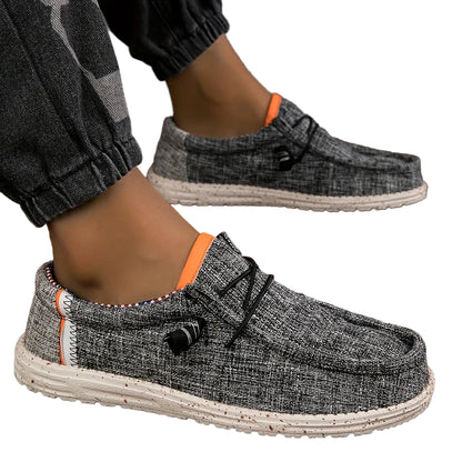 VALORIA | Men’s stylish breathable canvas loafers everyday comfort wear