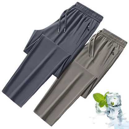 VALORIA | Men’s stylish breathable stretch straight-leg trousers for everyday wear