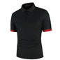 VALORIA | Men’s stylish contrast polo shirt smart casual look