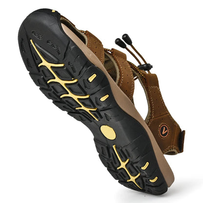 VALORIA | Men’s stylish genuine leather summer sandals