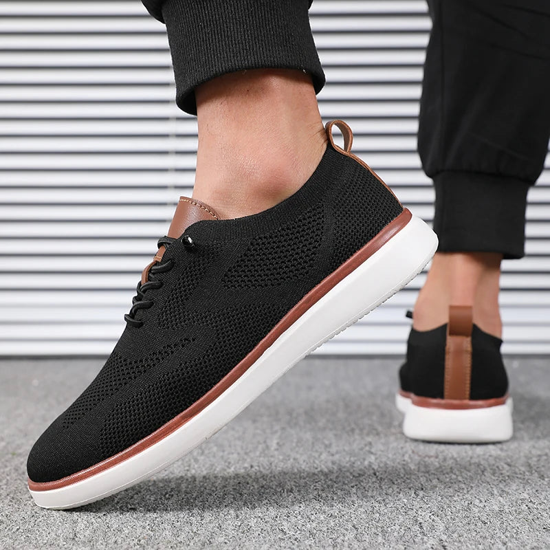 VALORIA | Men’s stylish knitted walking shoes everyday casual look