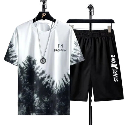 VALORIA | Men’s stylish lightweight two-piece casual set relaxed everyday outfit