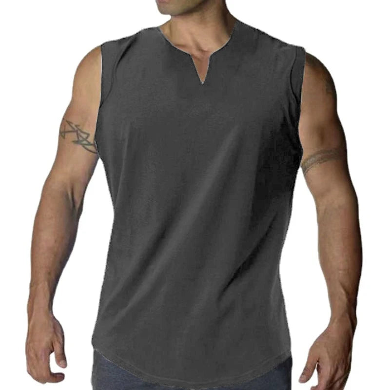 VALORIA | Men’s stylish oversized gym sleeveless tank top athletic fit look