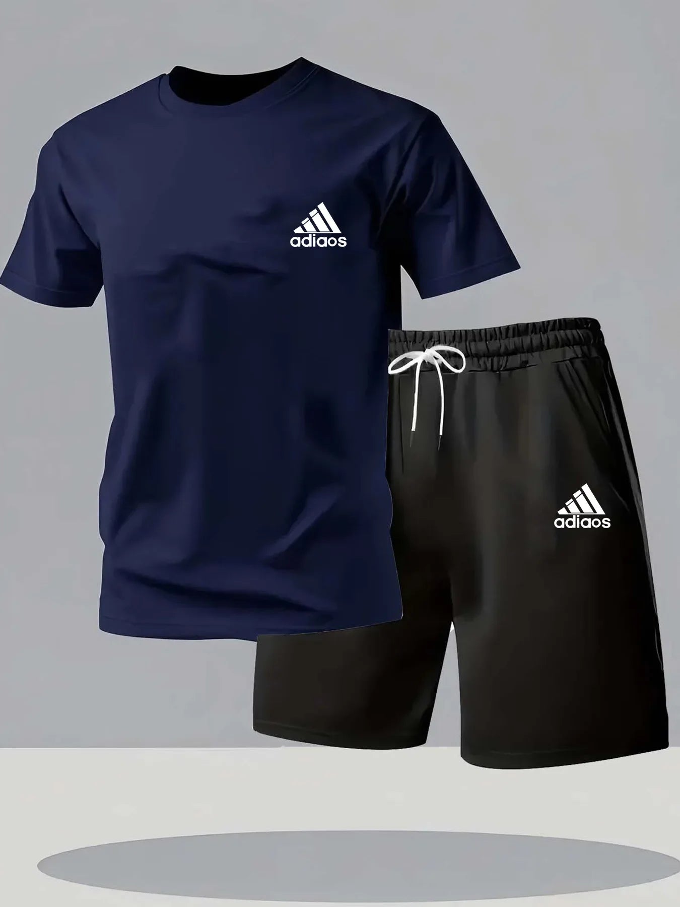 VALORIA | Men’s stylish quick-dry T-shirt and shorts set lightweight activewear