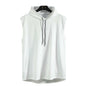 VALORIA | Men’s stylish sleeveless hooded tank top gym streetwear look